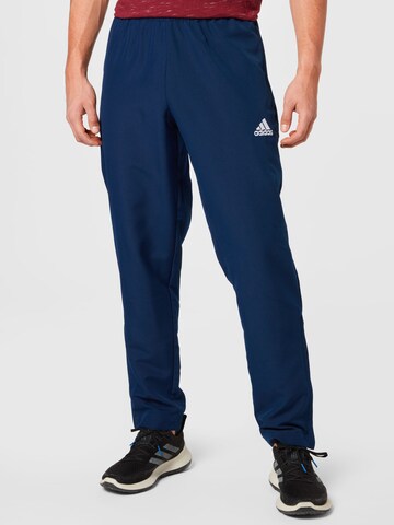 ADIDAS SPORTSWEAR Regular Workout Pants 'Entrada 22' in Blue: front