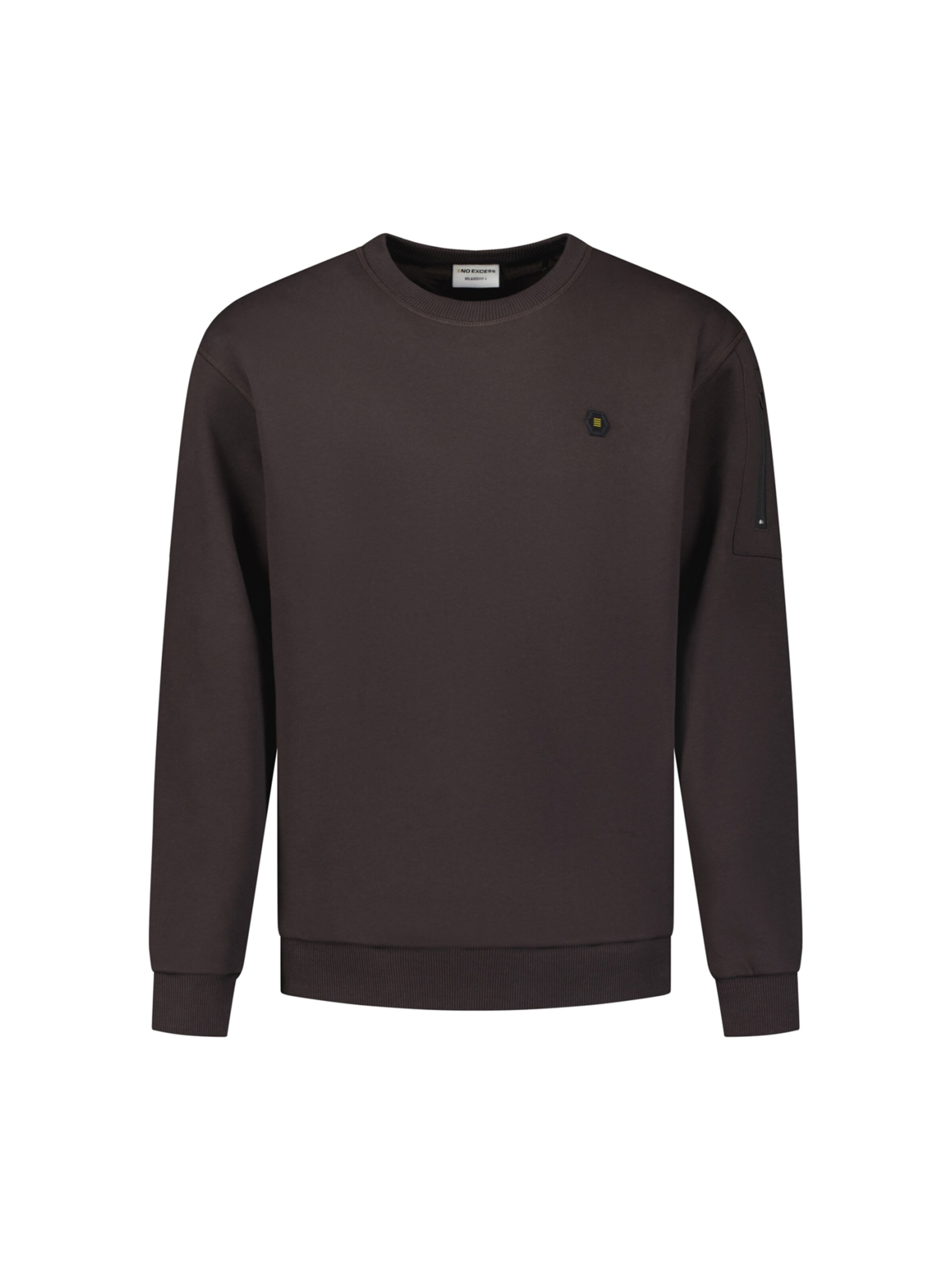 No Excess - Sweatshirt em castanho: frente