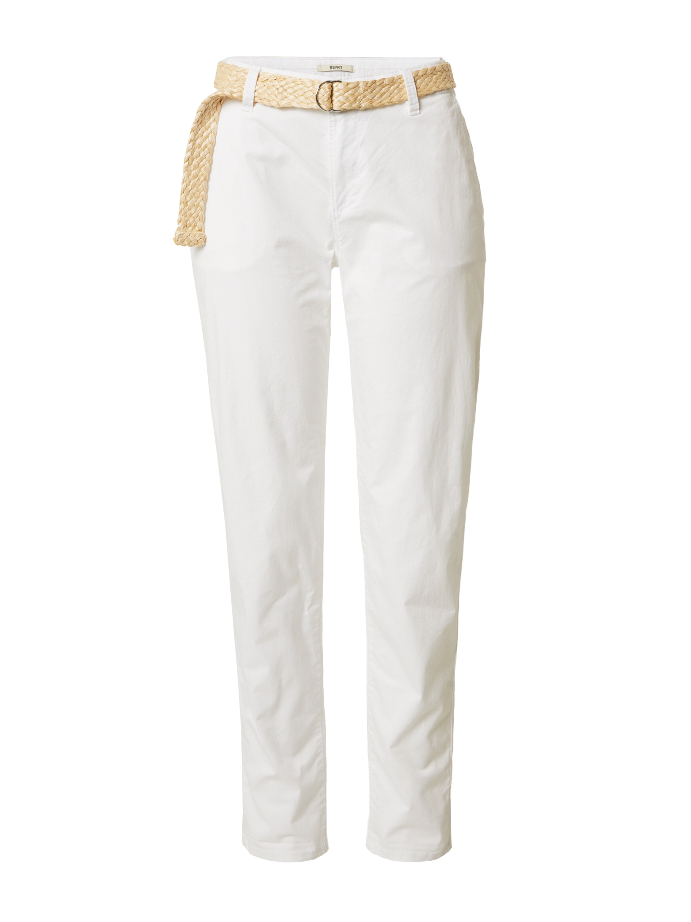 ESPRIT Regular Pants in White: front