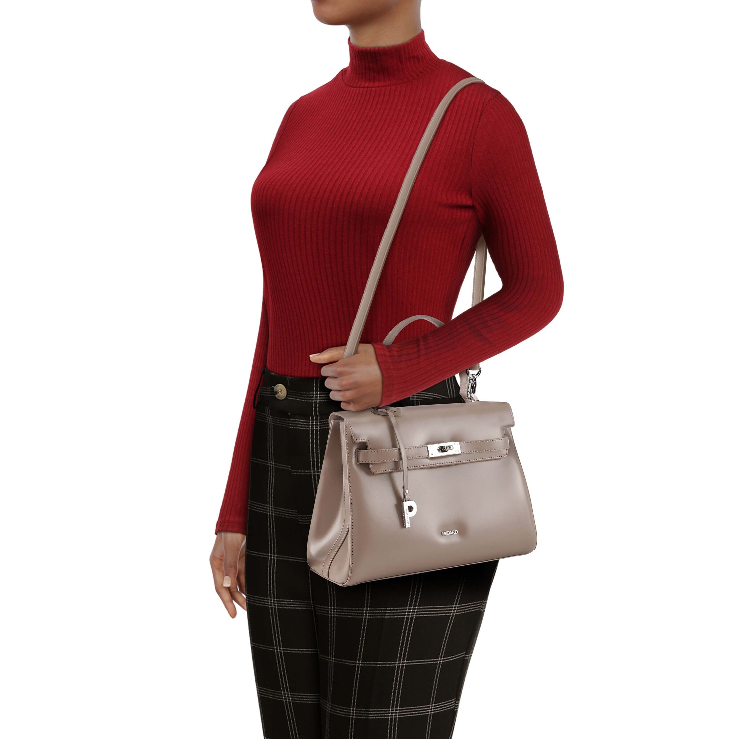 Picard Handbag 'Berlin' in Grey