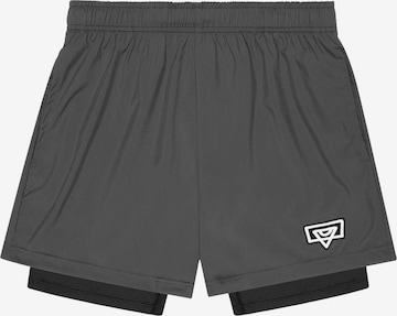 Bucketzregular Sportske hlače - siva boja: prednji dio