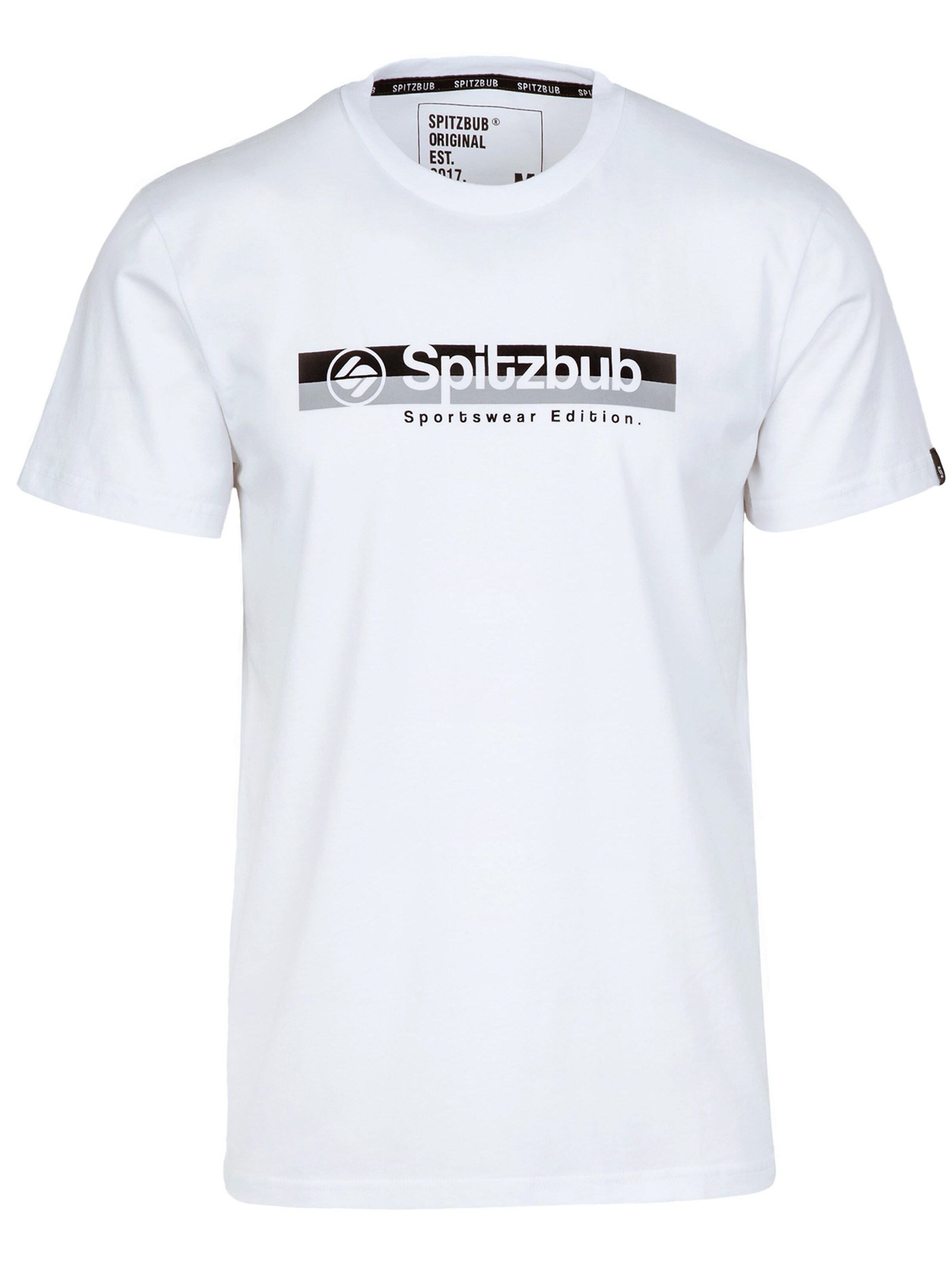 T-Shirt 'Dots Sports' SPITZBUB en blanc : devant