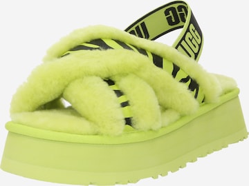 UGG Slippers 'DISCO' in Yellow: front