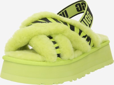 UGG Slipper 'DISCO' in Lime / Black, Item view