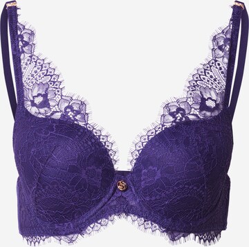 LingaDore Triangle Bra in Blue: front