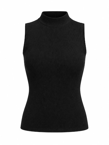 AOTTORI Top in Black: front