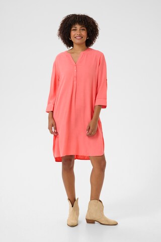 Robe-chemise 'Venta' Cream en orange