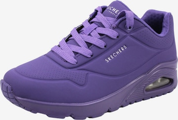 SKECHERS - Sapatilhas baixas 'Night Shades' em roxo: frente