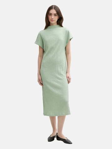 TOM TAILOR DENIM Jurk in Groen: voorkant