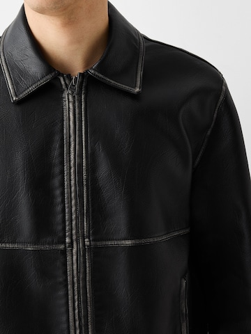 Veste mi-saison Bershka en noir