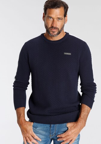 H.I.S Sweater in Blue: front