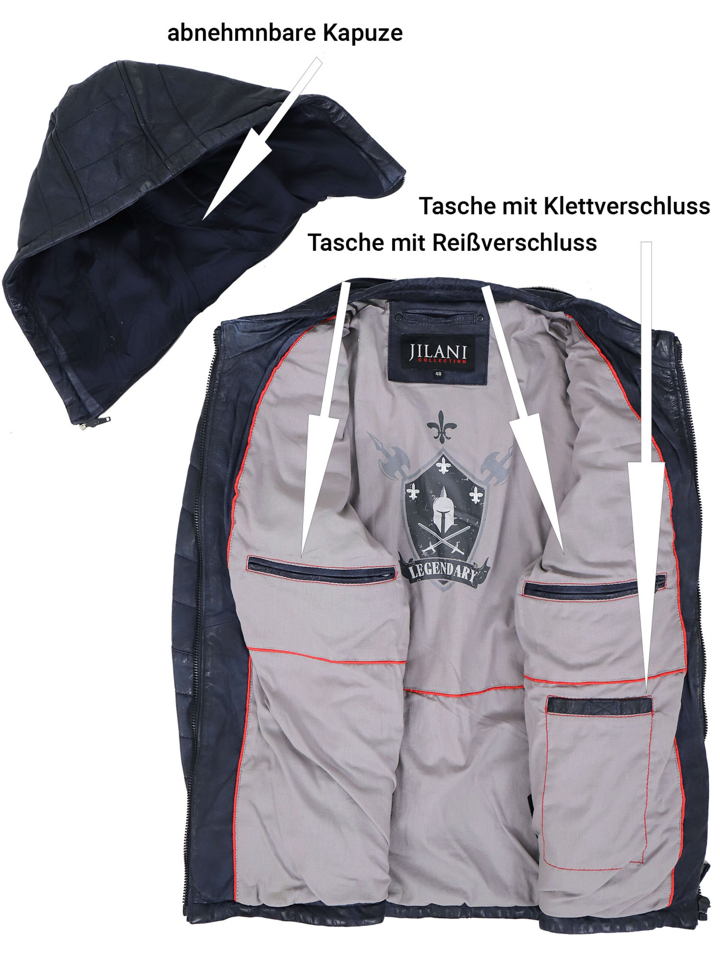 Jilani Tussenjas 'Simon' in Blauw