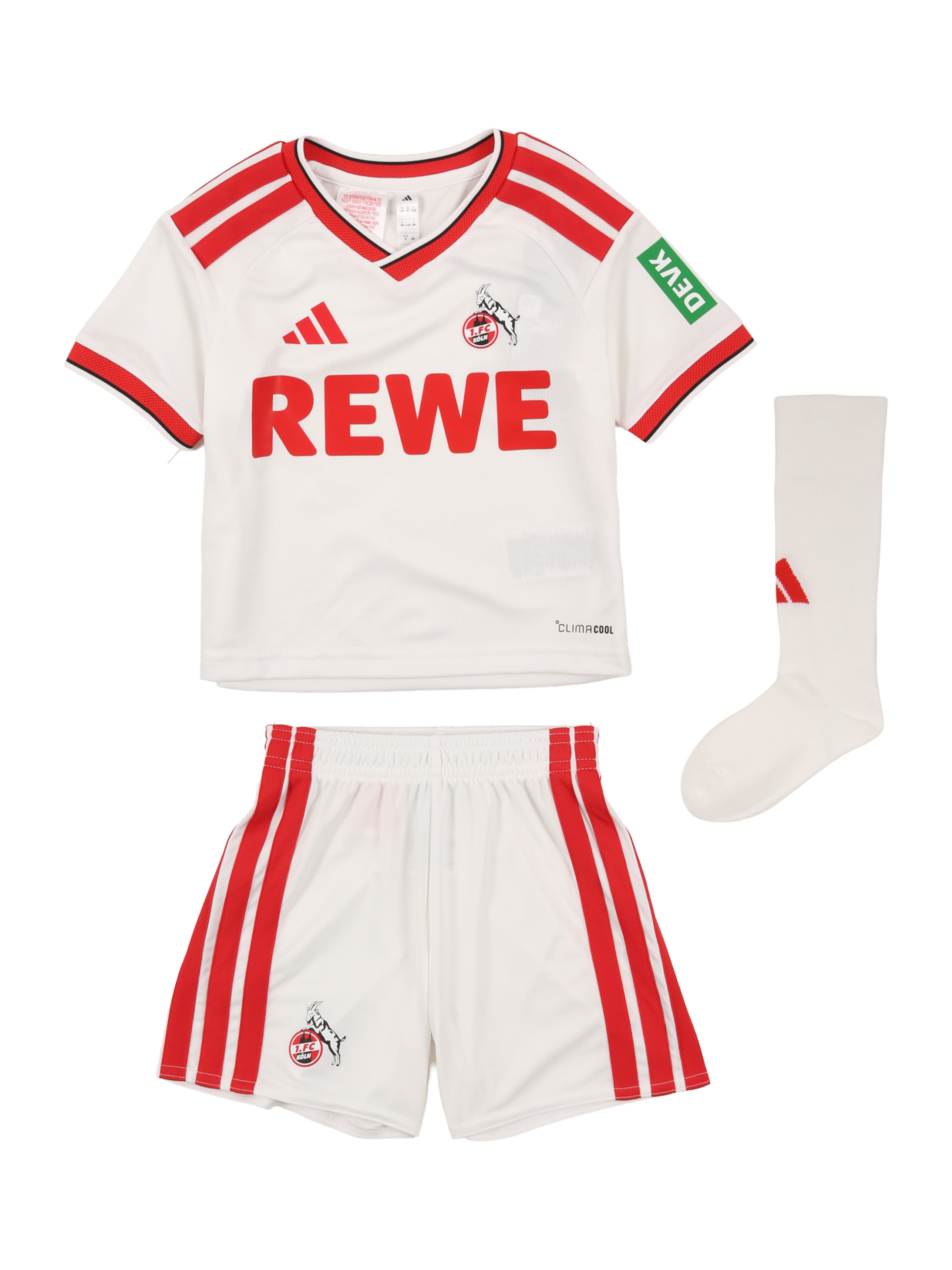 ADIDAS PERFORMANCE Survêtement 'KOE H' en 92 en vert / rouge / noir / blanc, Vue avec produit