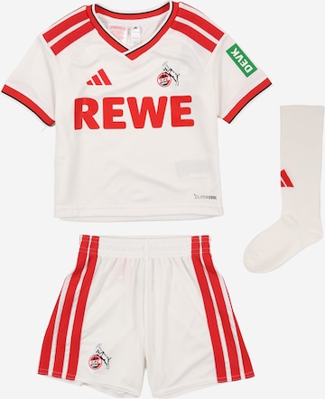 balta ADIDAS PERFORMANCE Treniruočių kostiumas 'KOE H': priekis