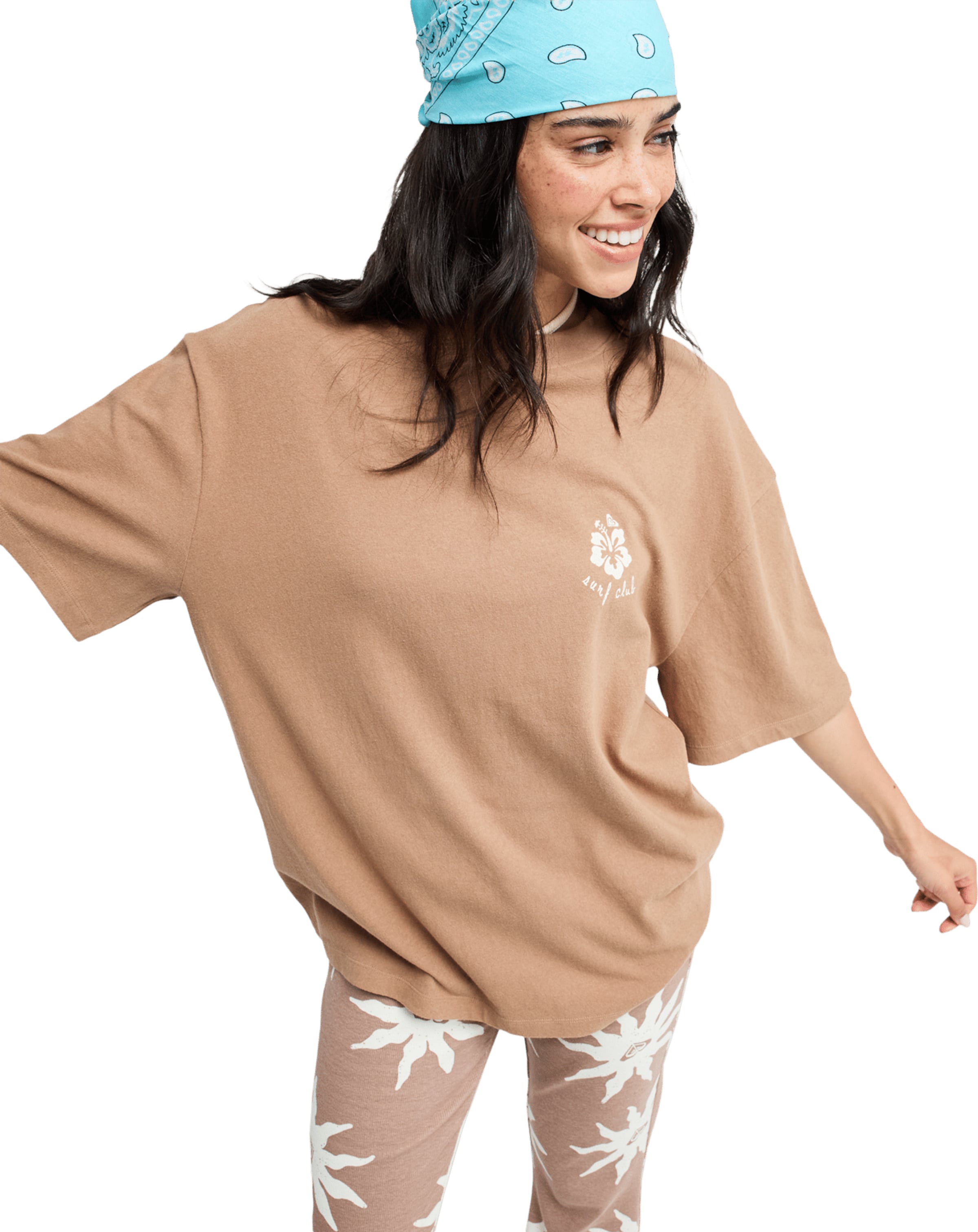 ROXY Shirt 'My Boyfriend' in Beige: front