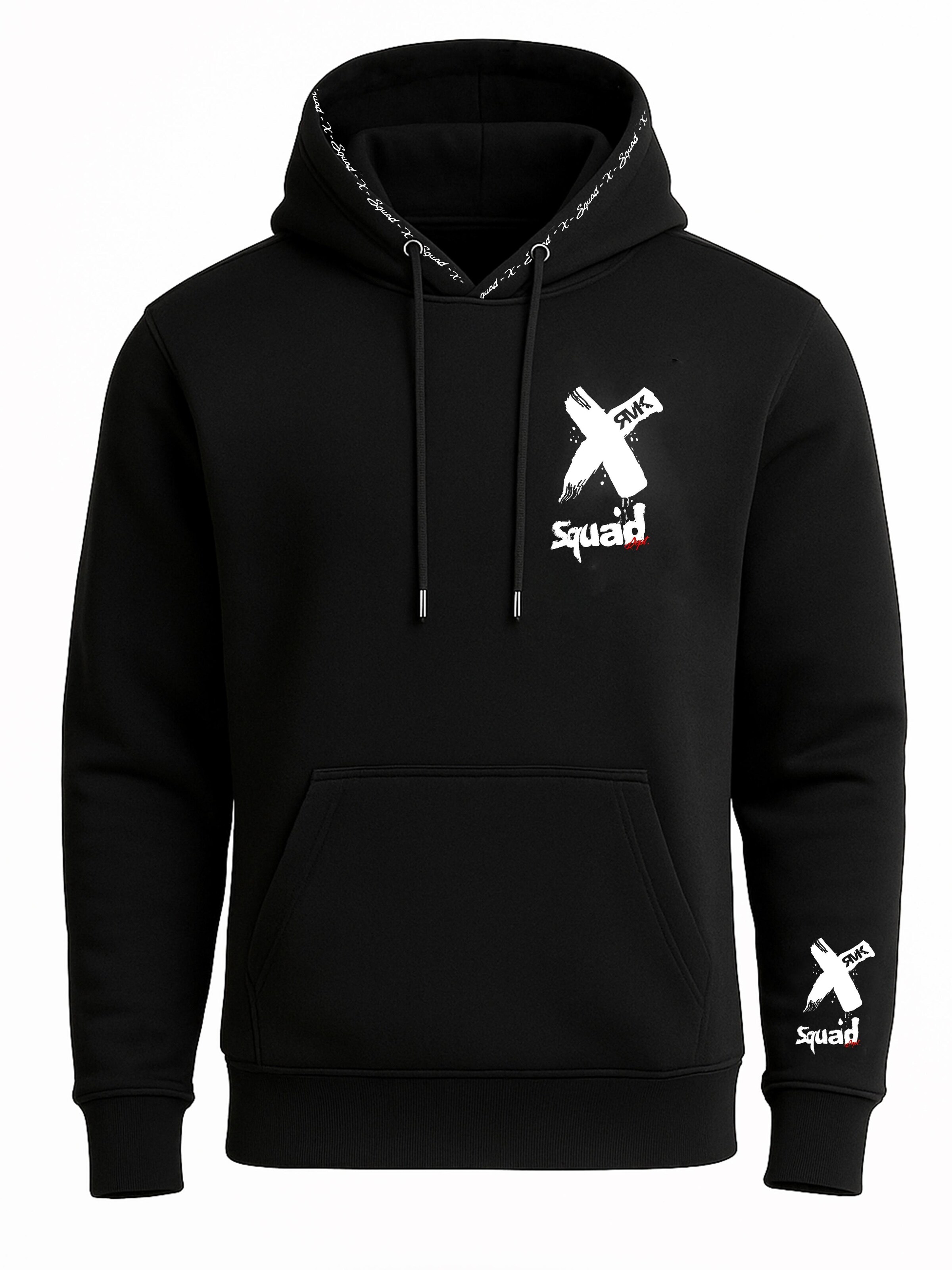 RMK Pullover 'X Squad'‌‌‌‌‌ in Schwarz: Vorderseite