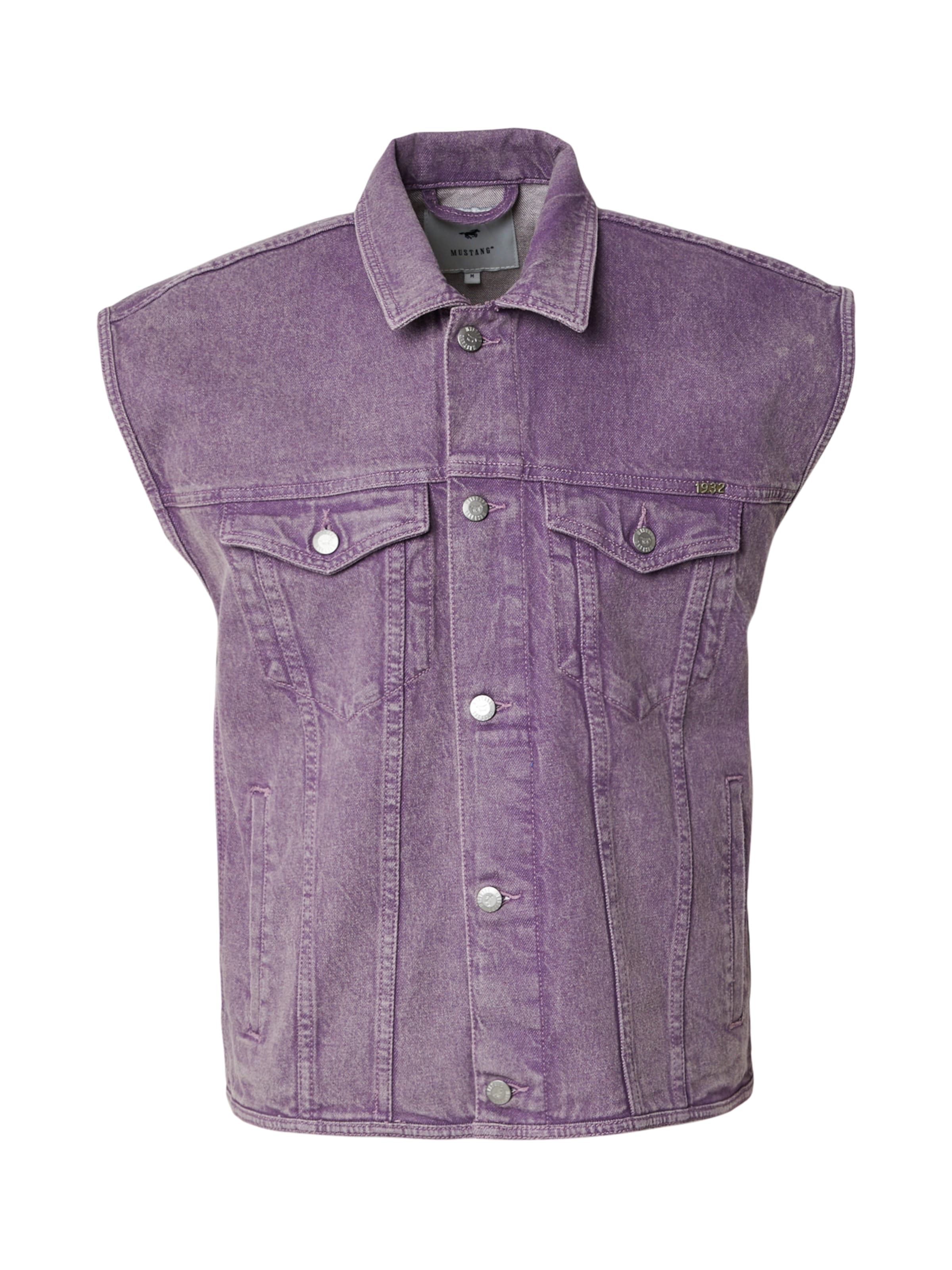 Gilet 'HEEDE' MUSTANG en violet : devant