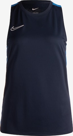 NIKE Sports Top 'Academy 23' in Blue: front