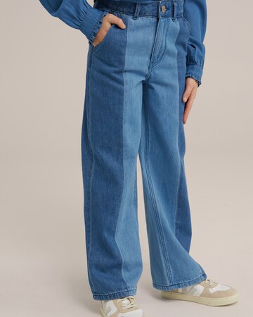 WE Fashion Свободный крой Джинсы в Синий: спереди