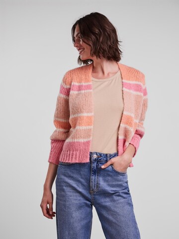 Cardigan 'Carman' PIECES en orange : devant