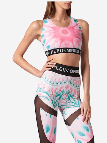 Skinny Pantalon de sport Plein Sport en rose