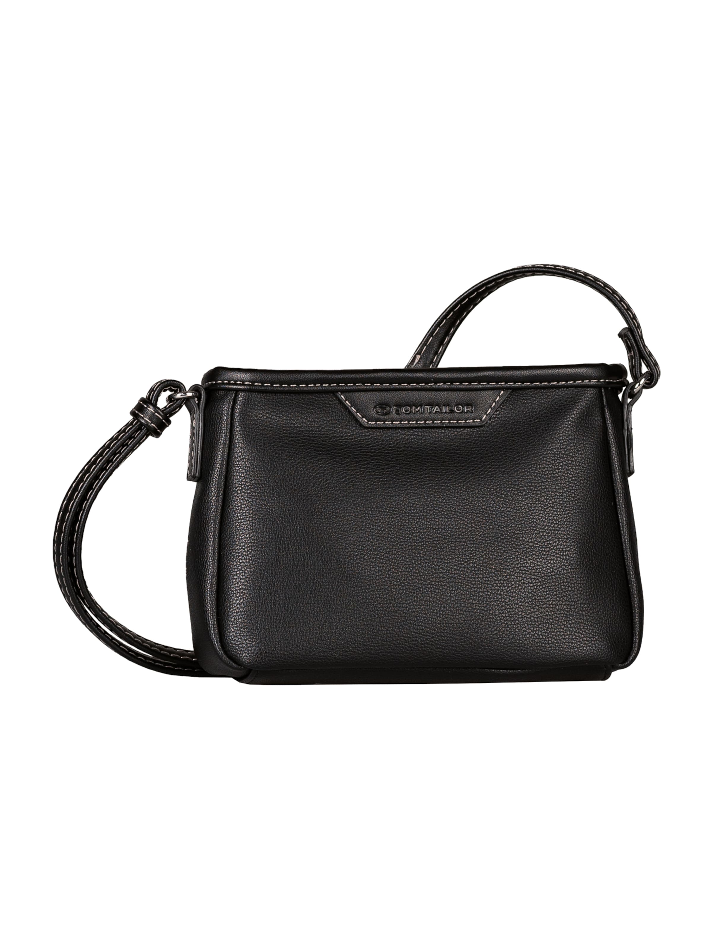 TOM TAILOR Taška cez rameno 'Leora' - Čierna: predná strana