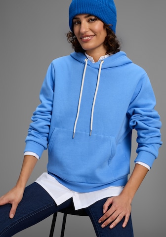 DELMAO Sweatshirt in Blue: front