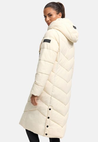 NAVAHOO Wintermantel 'Sahnekatzii XIV' in Beige
