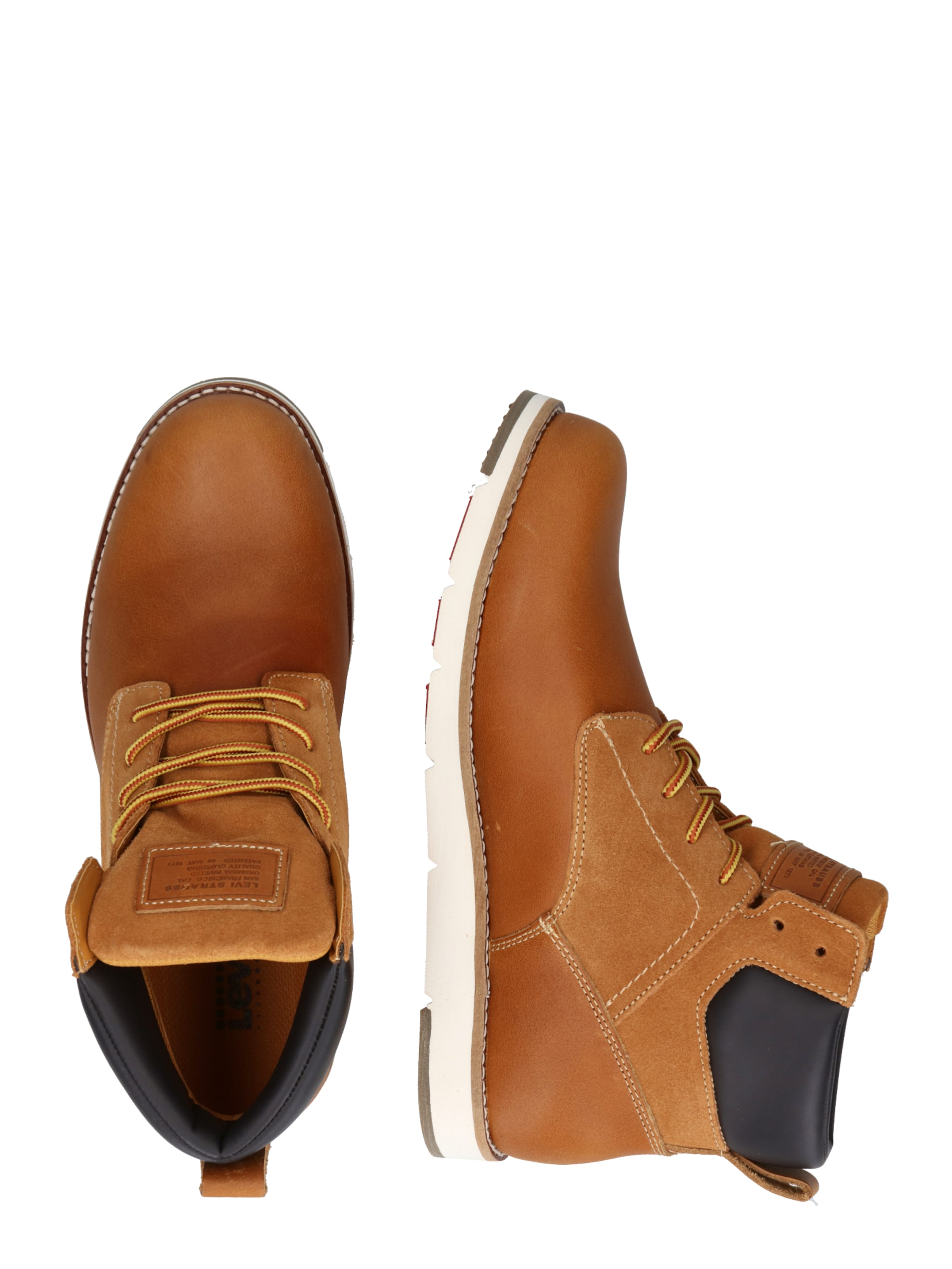 LEVI'S ® Gležnarji z vezalkami 'Jax Plus' | rjava barva