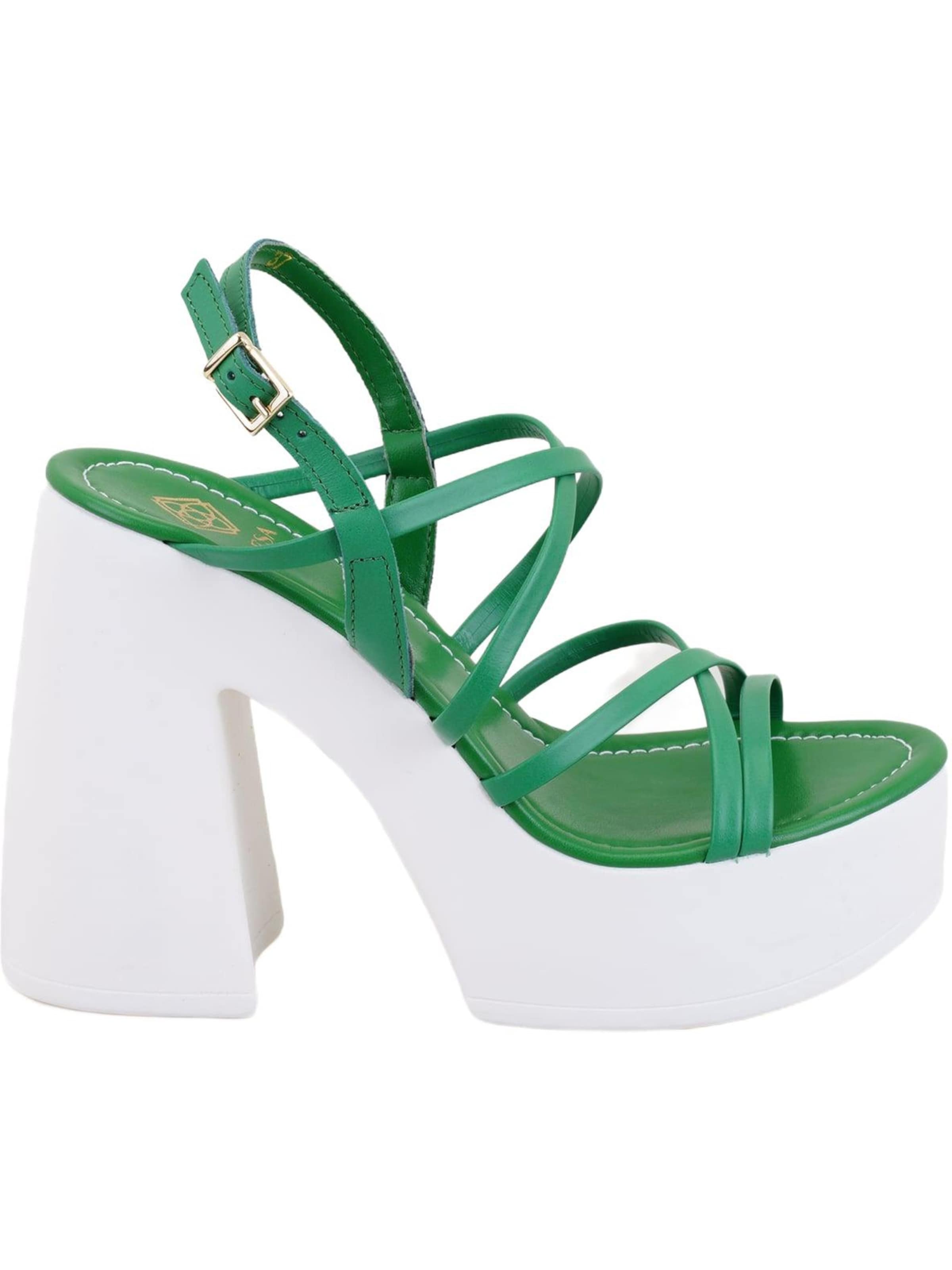 Desa - Sandalias de dedo 'Sandalen' en verde