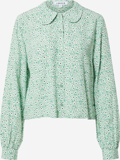 EDITED Bluse 'Jordin' in grün / schwarz / weiß, Produktansicht