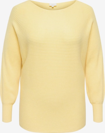 ONLY Carmakoma Pullover 'CARNew Adaline' in Gelb: Vorderseite