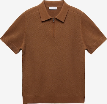 MANGO MAN Sweater 'Canario' in Brown: front