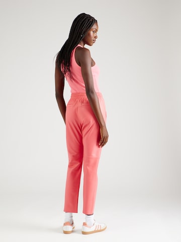OAKWOOD Slimfit Spodnie 'GIFT' w kolorze różowy