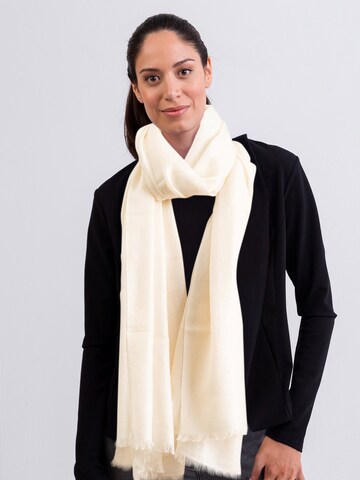 CASH-MERE.CH Sjal i beige: forside