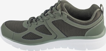 SKECHERS Sneaker low 'Skechers Burns-Agoura' in Grün: Vorderseite