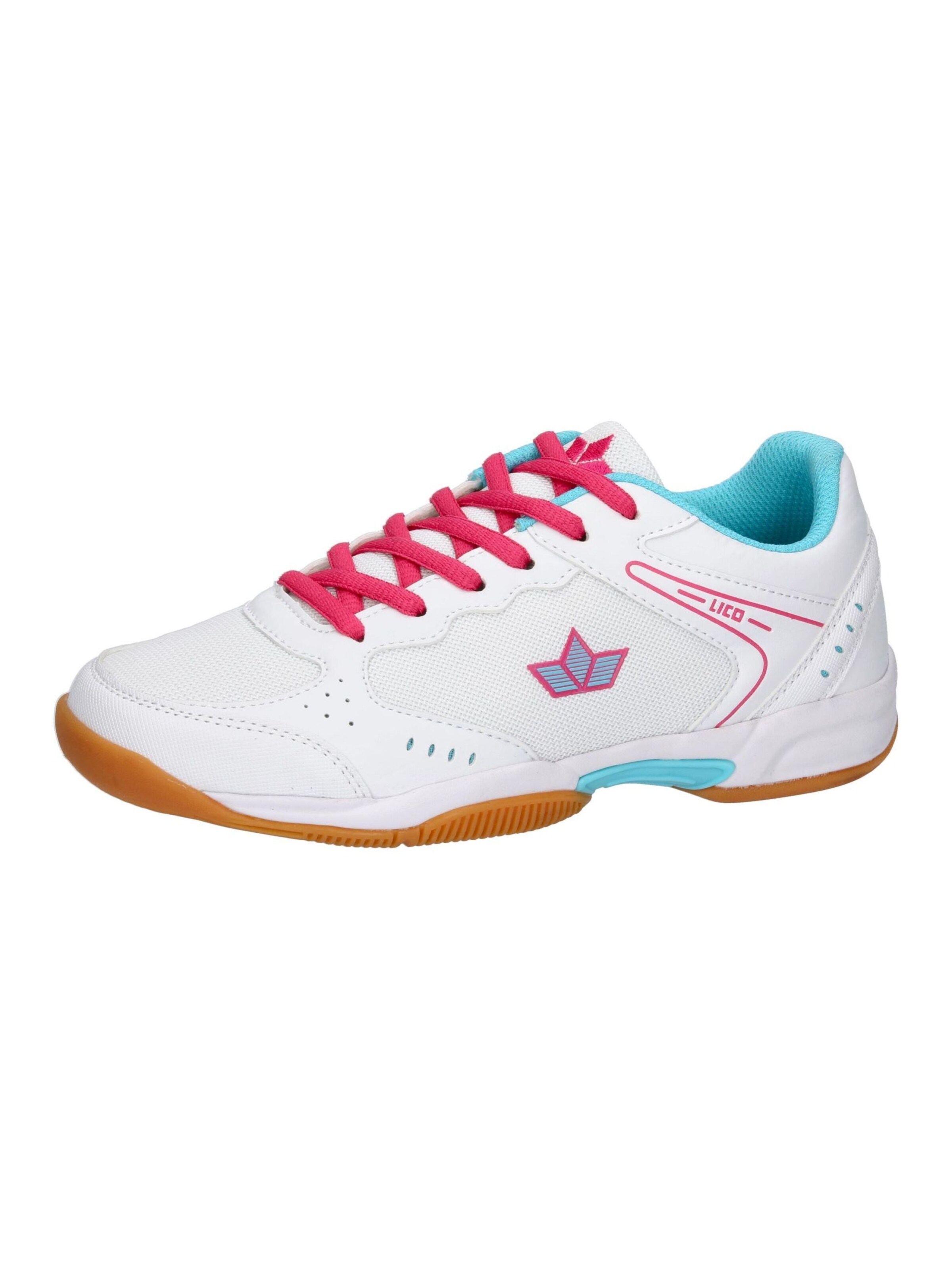 LICO Athletic Shoes 'Speed Indoor' in White: front
