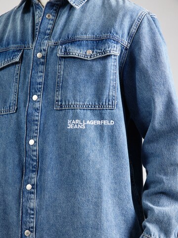 KARL LAGERFELD JEANS Regular fit Πουκάμισο σε μπλε
