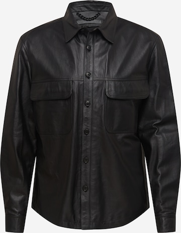 DRYKORNPrijelazna jakna 'SELED' - crna boja: prednji dio