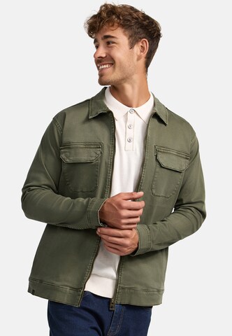 INDICODE JEANS Regular fit Tussenjas 'Russo' in Groen: voorkant
