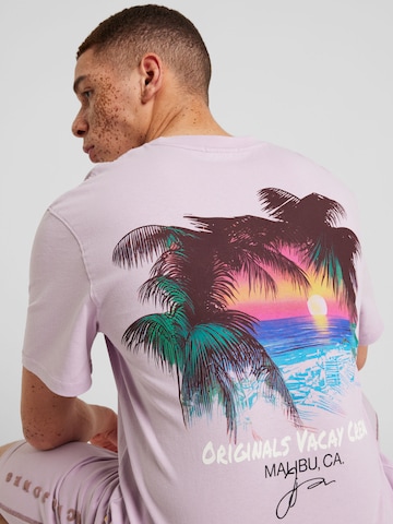 JACK & JONES T-Shirt 'ARUBA' in Lila