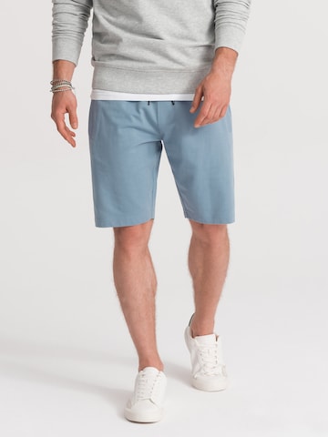 Ombre Regular Broek 'W291' in Blauw: voorkant