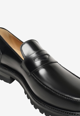 Henry Stevens Classic Flats 'Haywood' in Black