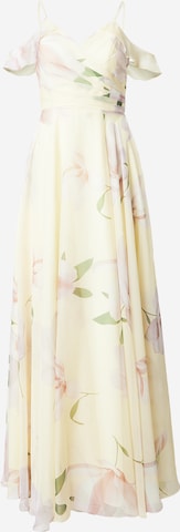 geltona mascara Vakarinė suknelė: priekis