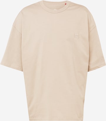 Maglietta 'Essentials' di ALPHA INDUSTRIES in beige: frontale