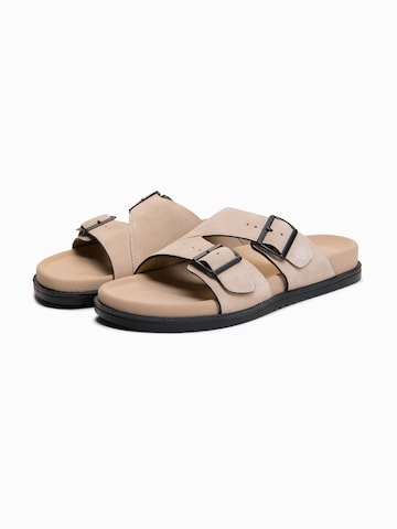 Ombre Mule in Beige