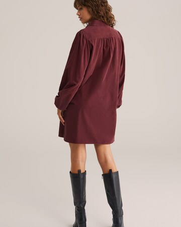Robe-chemise WE Fashion en rouge