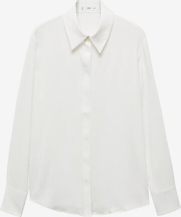 MANGO Blouse in White: front