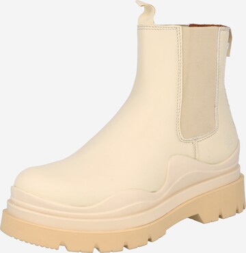 Apple of Eden - Botas Chelsea 'Rosalie' en beige: frente