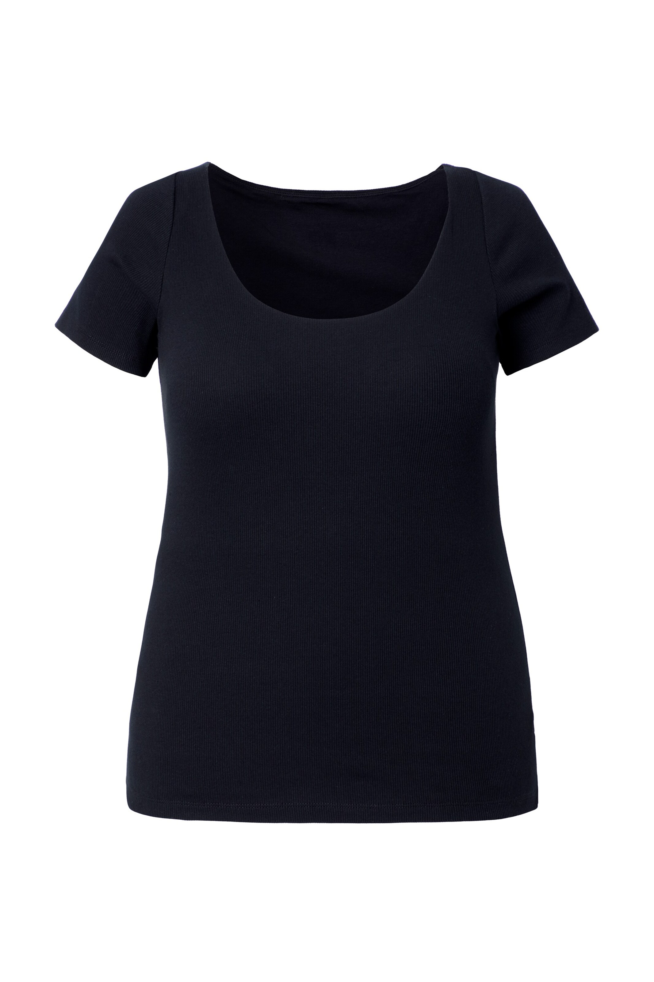 Ulla Popken Shirt in Black: front